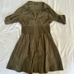 2010’s Khaki green mini dress